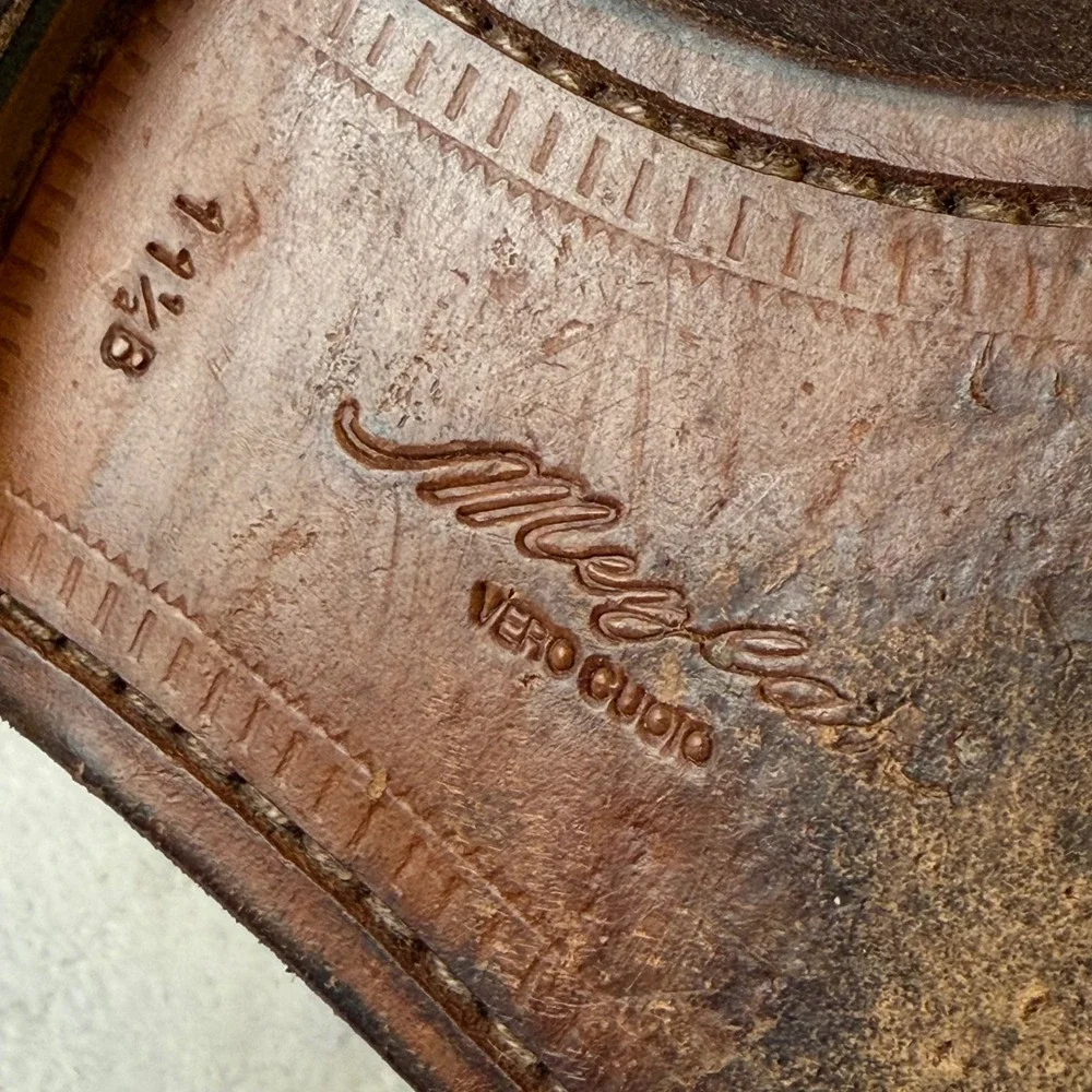 Mezlan Florence Wingtip Oxford Shoes‎ Men's 11.5 B Brown Leather Made in Spain